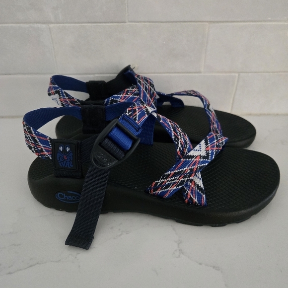 Chaco Shoes - EUC Chaco Festival Collection Z/1 Classic Sandal Adjustable Waterproof Blue Red